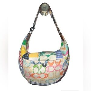 Coach Patchwork Y2K Hobo Shoulder Bag